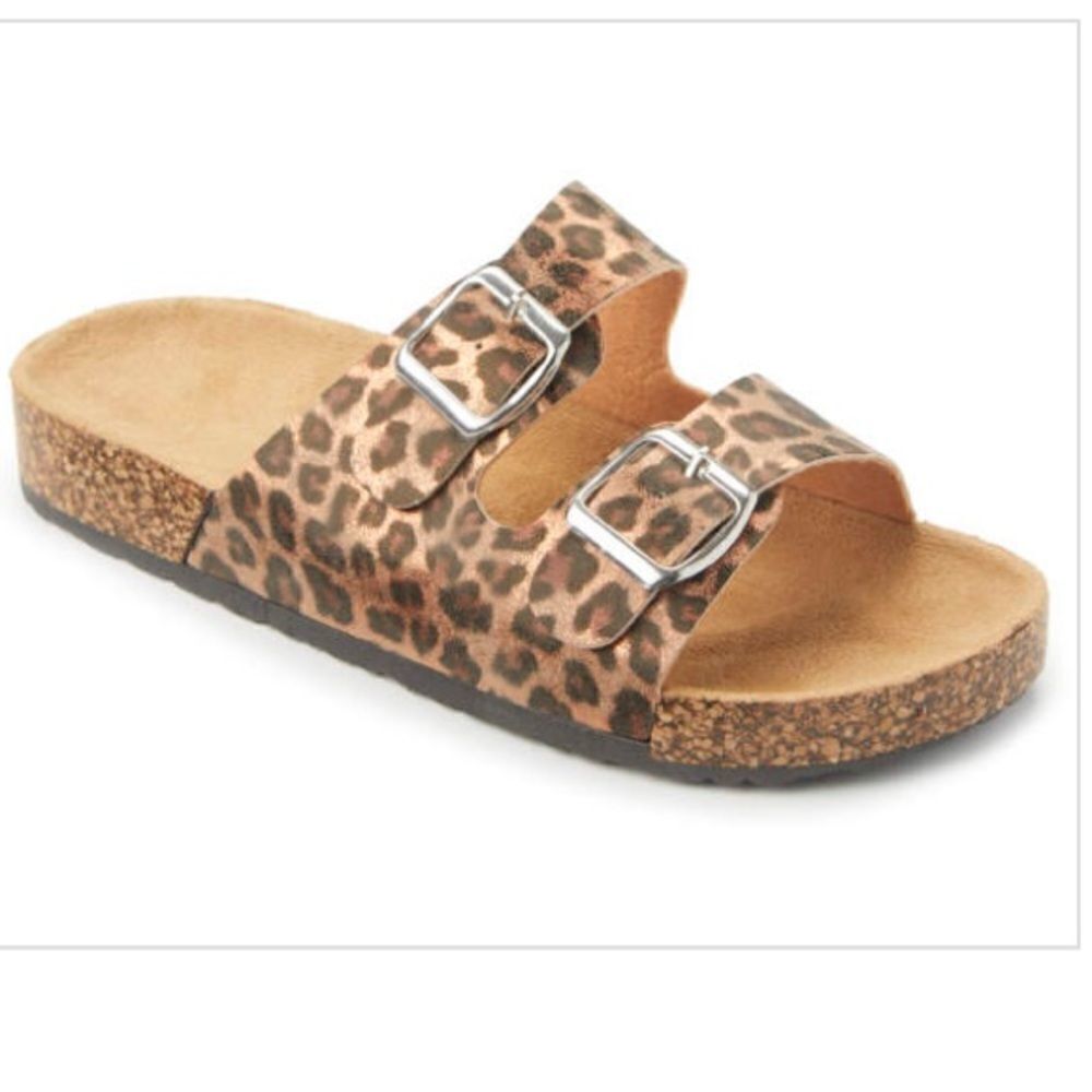 Leopard printed Sandals  